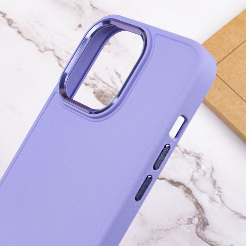 Купить TPU чехол Bonbon Metal Style для Apple iPhone 14 Pro Max (6.7") (Сиреневый / Dasheen) на vchehle.ua