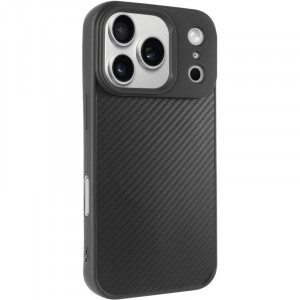TPU чехол Carbon Protective with Magnetic safe для Apple iPhone 17 Pro (6.3")