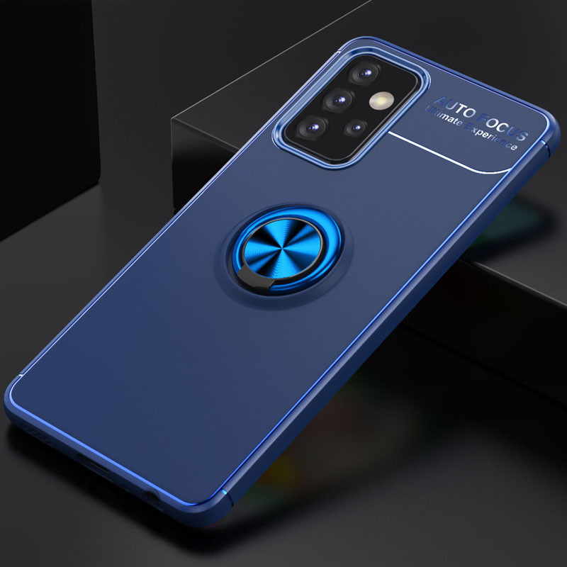 Фото TPU чохол Deen ColorRing під магнітний тримач (opp) на Samsung Galaxy A13 4G (Синій / Синій) на vchehle.ua