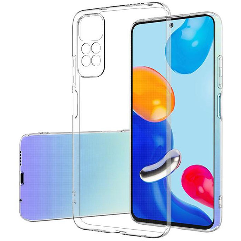 TPU чехол Epic Transparent 1,5mm Full Camera для Xiaomi Redmi Note 11 (Global)