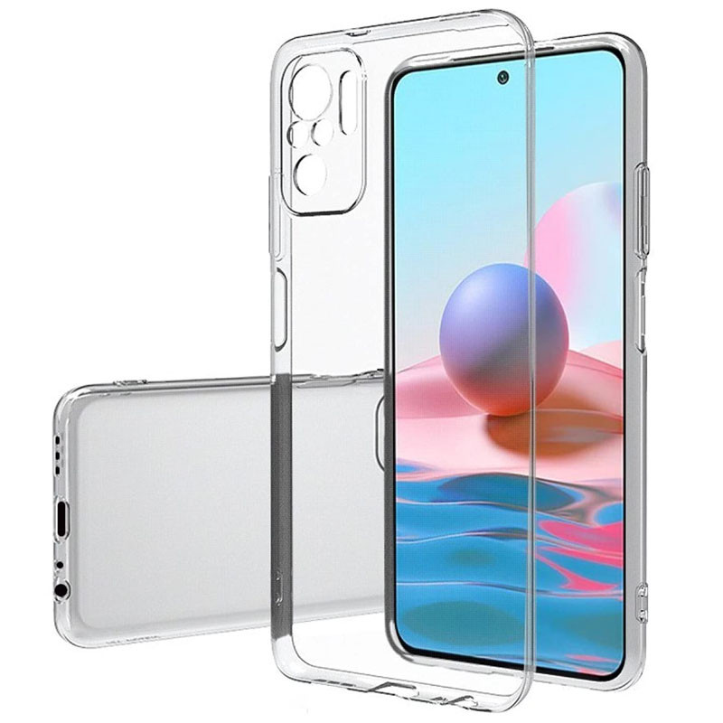 TPU чохол Epic Transparent 1,5mm Full Camera на Xiaomi Redmi Note 10 / Note 10s (Прозорий (прозорий))