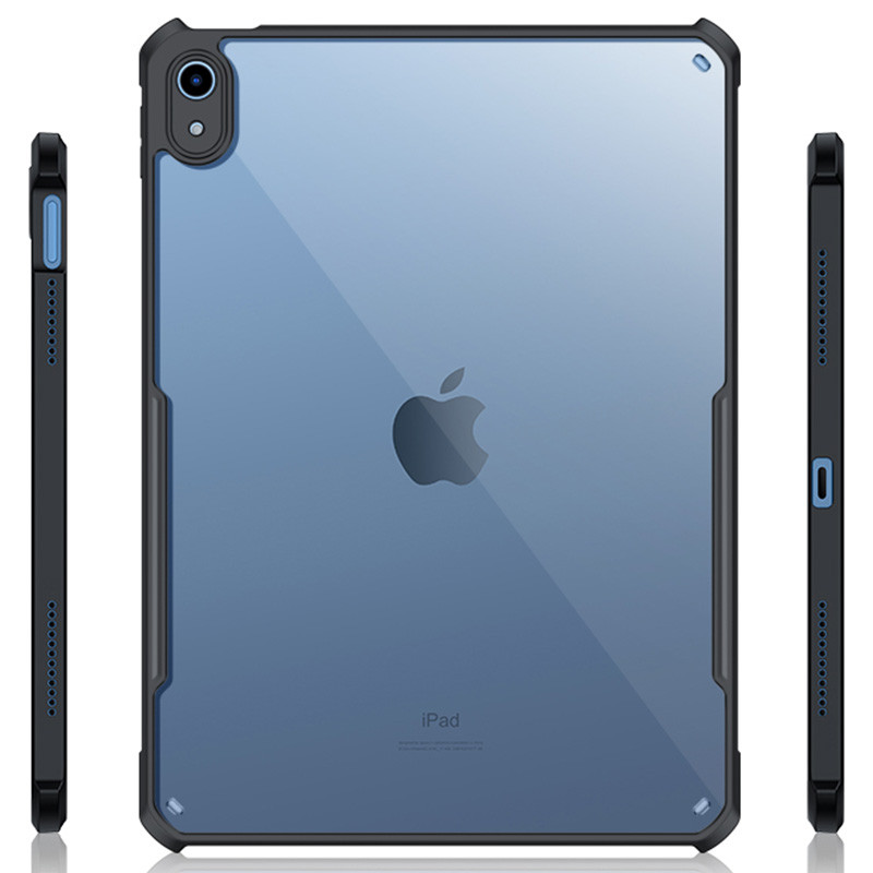Фото TPU+PC чехол Xundd c усиленными углами для Apple iPad 10.9" (2022-24) / 11" (A16) 2025 (Черный) в магазине vchehle.ua