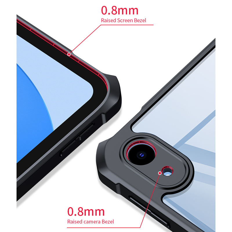 TPU+PC чехол Xundd c усиленными углами для Apple iPad 10.9" (2022-24) / 11" (A16) 2025 (Черный) в магазине vchehle.ua