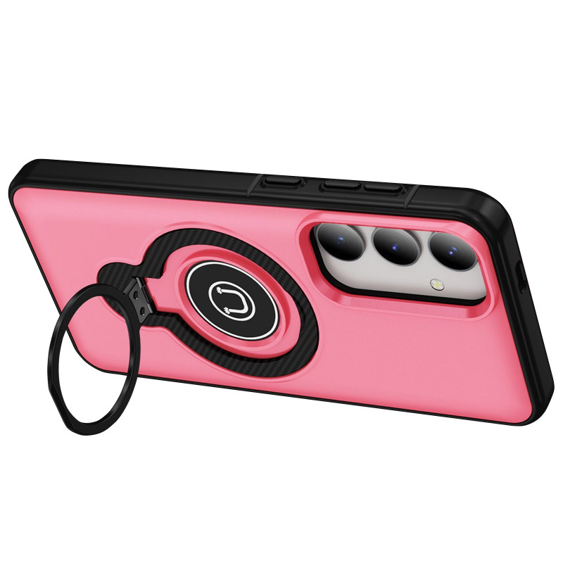 Фото TPU+Textured PC Magnet для Samsung Galaxy S24 / S25 (Pink) на vchehle.ua