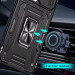 Купить Ударопрочный чехол Camshield Army Ring для Apple iPhone 13 / 14 (6.1") (Черный / Black) на vchehle.ua
