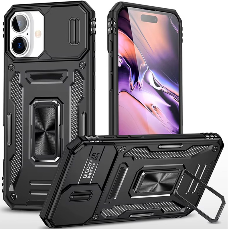 Ударопрочный чехол Camshield Army Ring для Apple iPhone 16 (6.1")