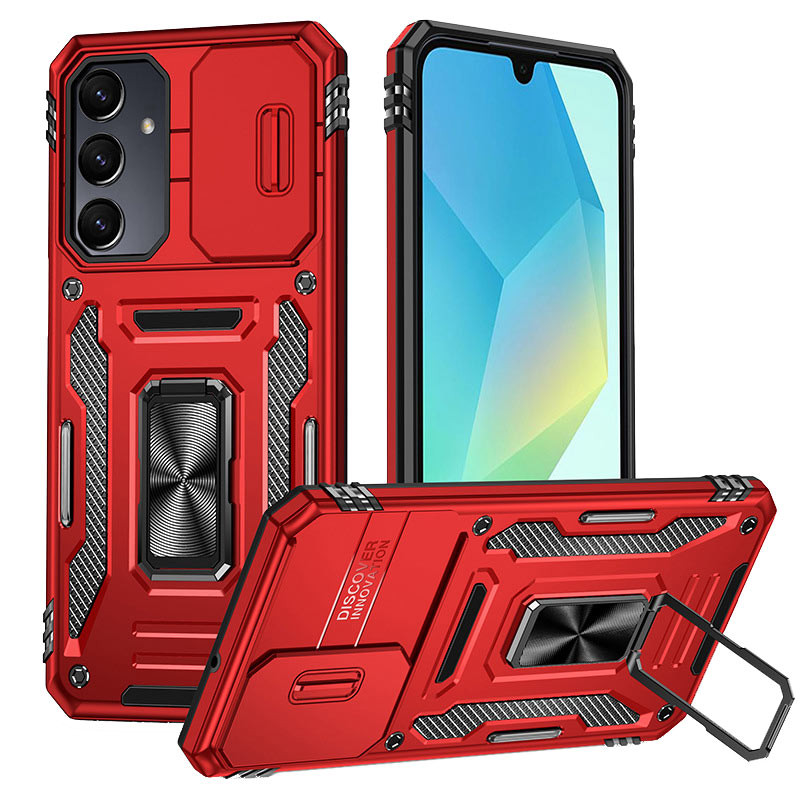 Удароміцний чохол Camshield Army Ring на Samsung Galaxy A37 5G / A36 5G / A56 5G (Червоний / Red)