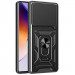 Фото Ударопрочный чехол Camshield Serge Ring для Xiaomi Poco M7 Pro 5G (Черный) на vchehle.ua