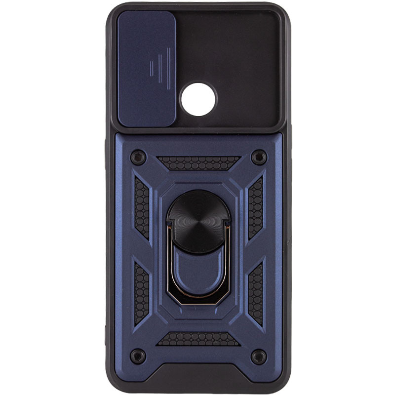 Фото Ударопрочный чехол Camshield Serge Ring для Oppo A53 / A32 / A33 (Синий) в магазине vchehle.ua