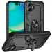 Ударостійкий чохол Serge Ring for Magnet на Apple iPhone 17 (6.3") (Чорний)