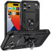 Ударопрочный чехол Serge Ring for Magnet для Apple iPhone 17 Pro (6.3") (Черный)
