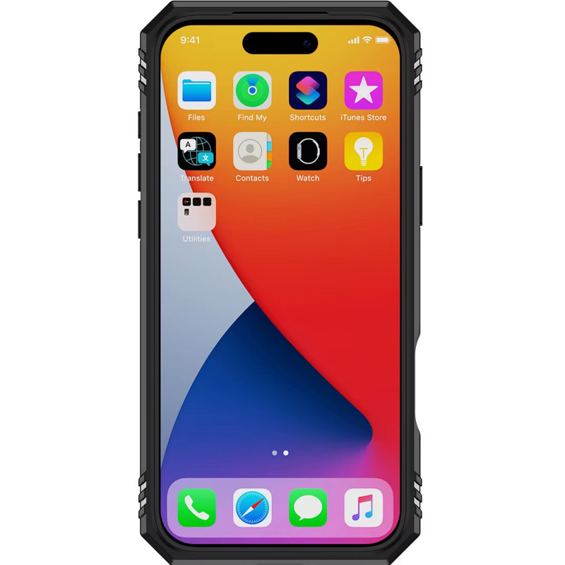 Ударопрочный чехол Serge Ring for Magnet для Apple iPhone 17 Pro (6.3") (Черный) в магазине vchehle.ua