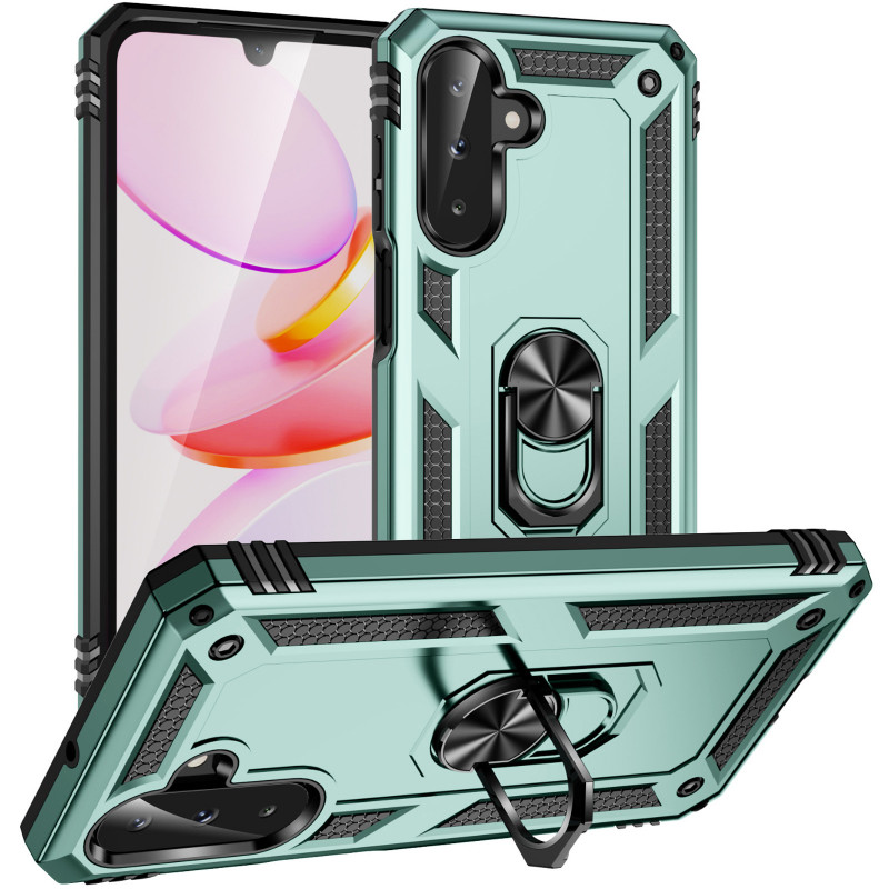 Ударостійкий чохол Serge Ring for Magnet на Samsung Galaxy A26 5G / A17 5G (Зелений)