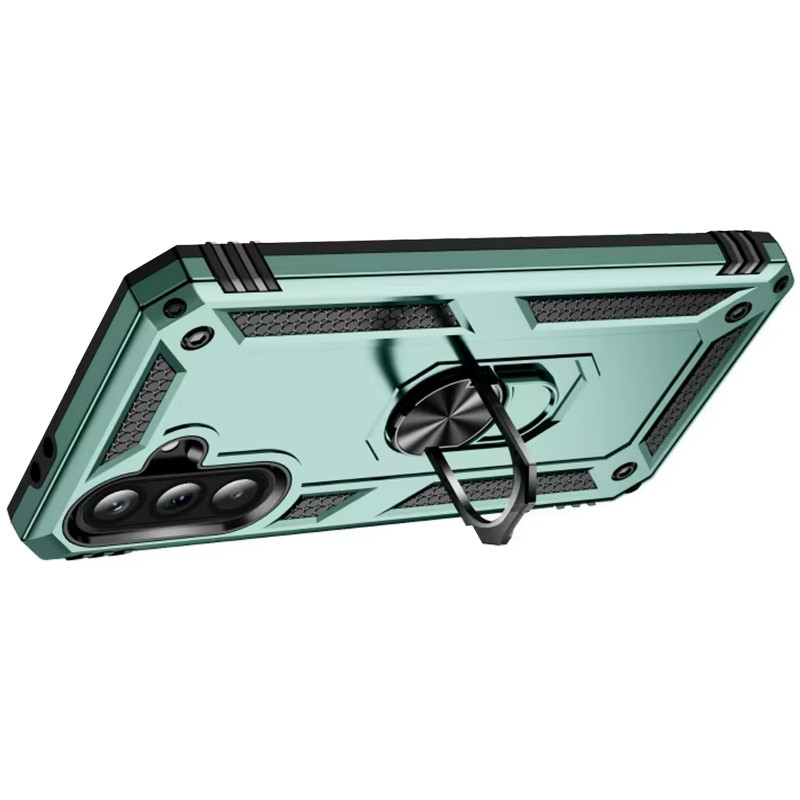 Фото Ударостійкий чохол Serge Ring for Magnet на Samsung Galaxy A57 5G (Зелений) на vchehle.ua