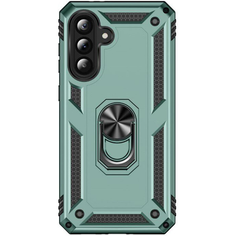 Ударостійкий чохол Serge Ring for Magnet на Samsung Galaxy A57 5G (Зелений) в магазині vchehle.ua