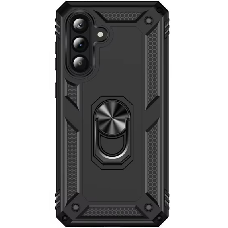 Фото Ударостійкий чохол Serge Ring for Magnet на Samsung Galaxy A57 5G (Чорний) в маназині vchehle.ua