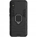Ударостійкий чохол Transformer Ring for Magnet на Xiaomi Redmi 9A (Чорний / Soul Black)