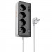 Удлинитель Hoco AC21 Sunlight 4-bit (1C/3A/4xSocket) (1.5m) (White)