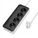 Фото Удлинитель Hoco AC21 Sunlight 4-bit (1C/3A/4xSocket) (1.5m) (White) на vchehle.ua