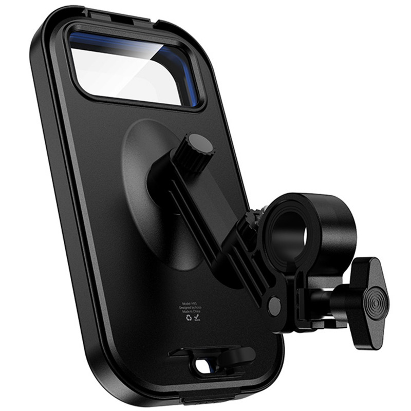 Замовити Вело- Мото-тримач Hoco H95 Bendito waterproof (Black) на vchehle.ua