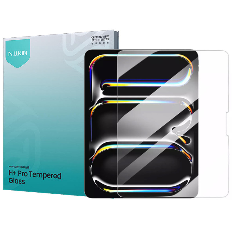 Защитное стекло Nillkin (H+ PRO) для Apple iPad Air 11'' (2024-26) (+ аппликатор) (Прозрачный)