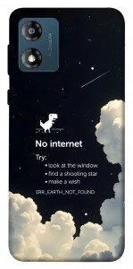 Чехол Earth not found для Motorola Moto E13