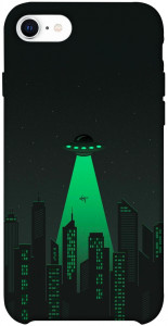 Чехол Green ufo для iPhone SE (2020)