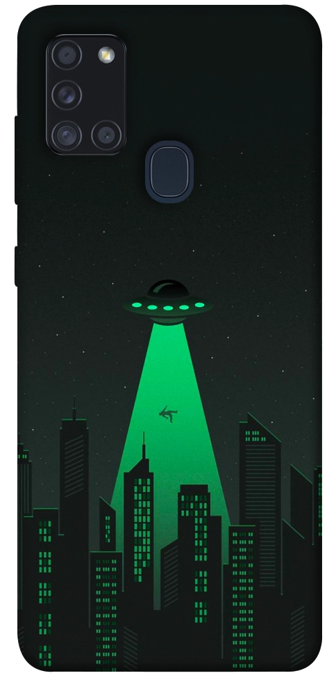 Чехол Green ufo для Galaxy A21s (2020)