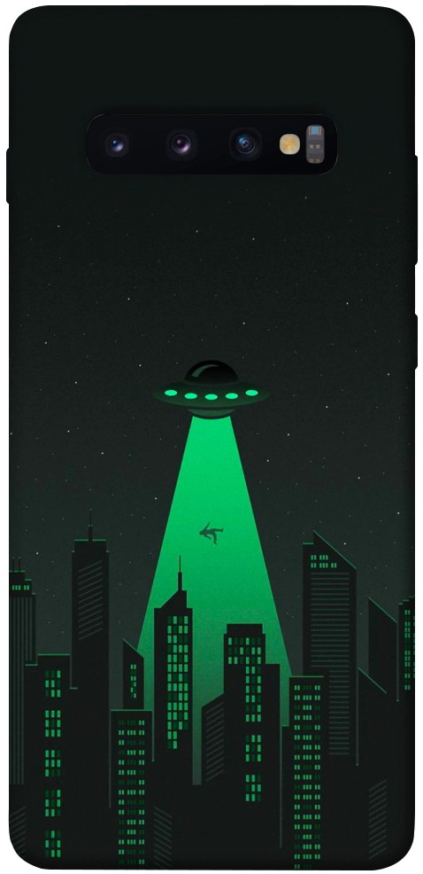 Чехол Green ufo для Galaxy S10 Plus (2019)