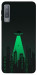 Чехол Green ufo для Galaxy A7 (2018)