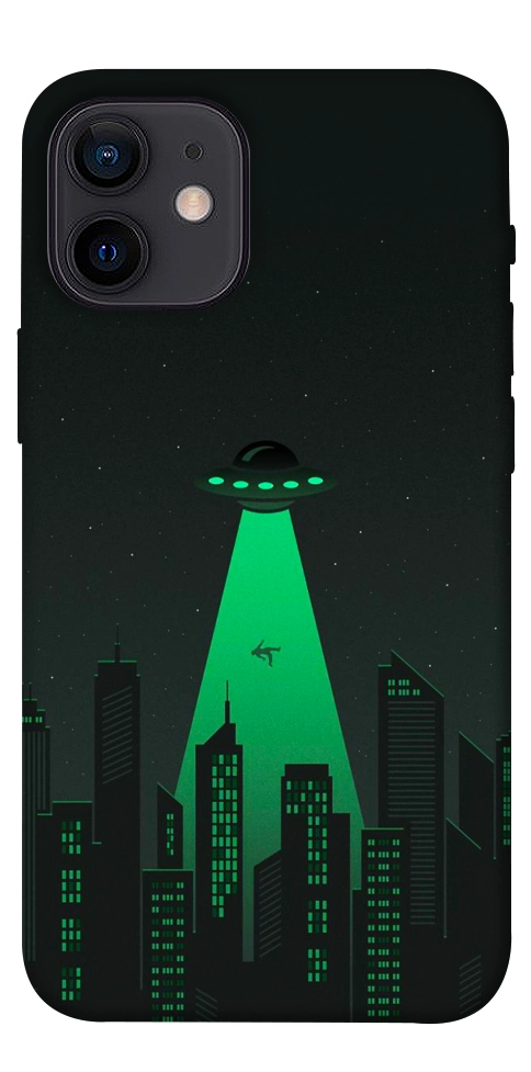 Чехол Green ufo для iPhone 12 mini