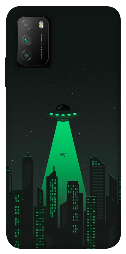 Чехол Green ufo для Xiaomi Poco M3