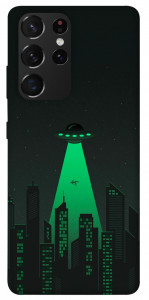 Чохол Green ufo для Galaxy S21 Ultra
