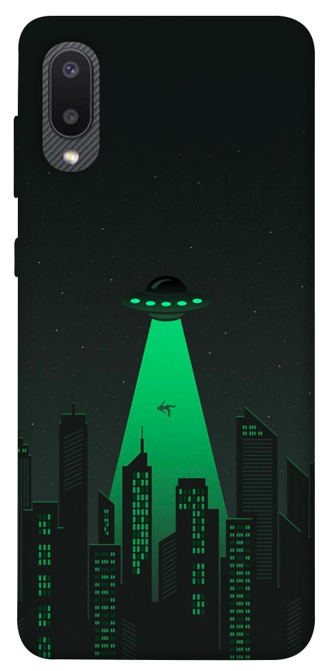 Чехол Green ufo для Galaxy A02