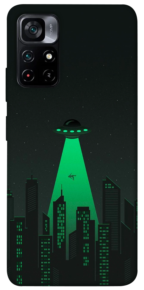 Чехол Green ufo для Xiaomi Poco M4 Pro 5G