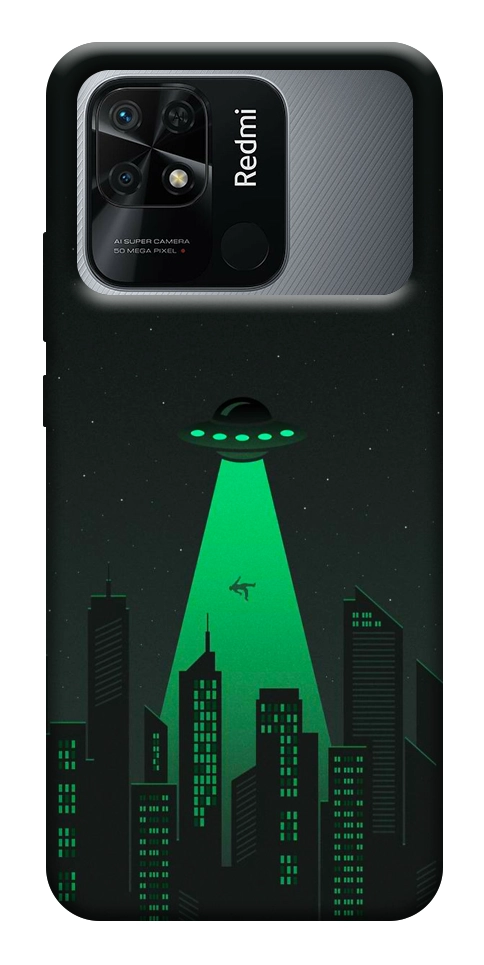 Чехол Green ufo для Xiaomi Redmi 10C