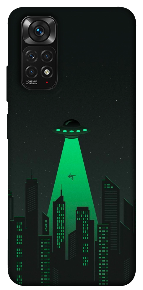 Чехол Green ufo для Xiaomi Redmi Note 11 (Global)