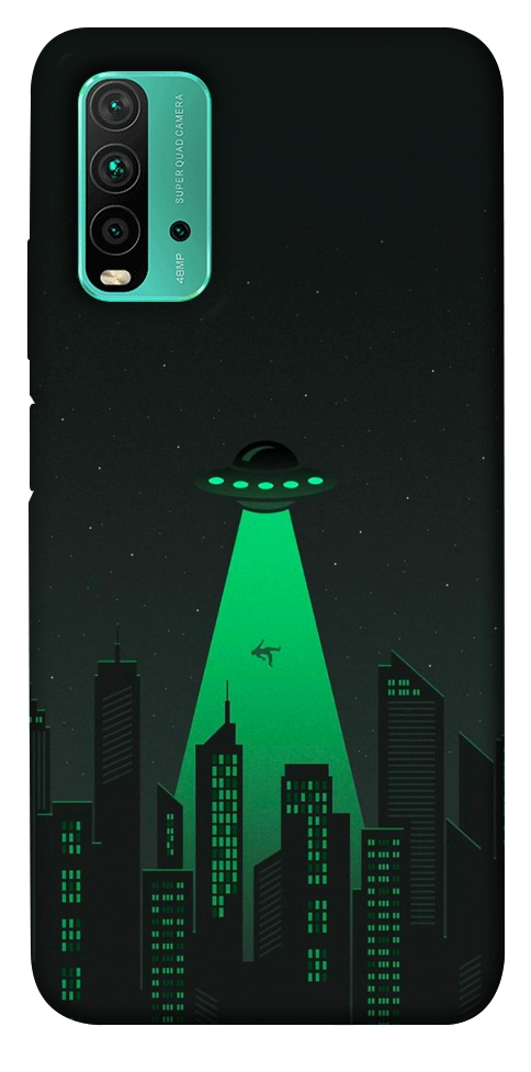 Чехол Green ufo для Xiaomi Redmi Note 9 4G