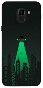Чехол Green ufo для Galaxy J6 (2018)