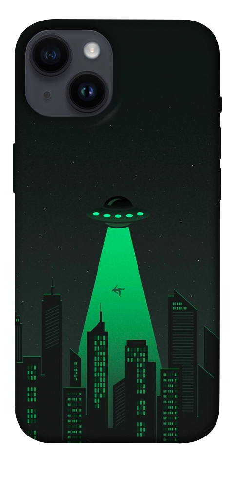 Чехол Green ufo для iPhone 14