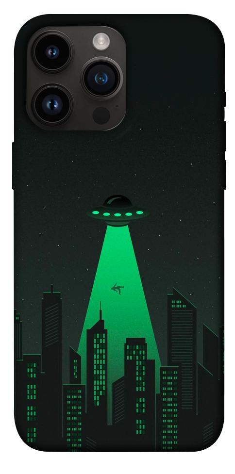 Чехол Green ufo для iPhone 14 Pro Max