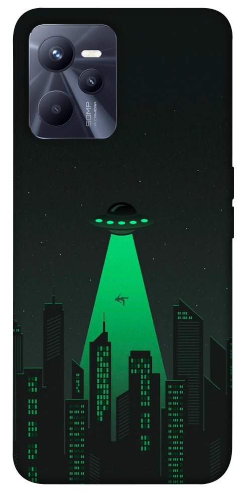 Чехол Green ufo для Realme C35