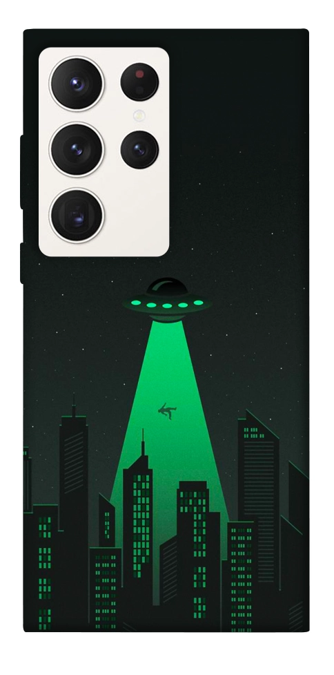 Чехол Green ufo для Galaxy S23 Ultra