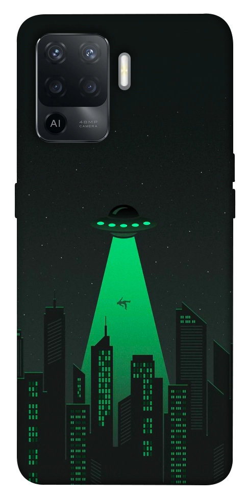 Чехол Green ufo для Oppo Reno 5 Lite