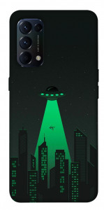 Чохол Green ufo для Oppo Reno 5 4G