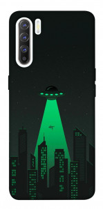 Чехол Green ufo для Oppo Reno 3