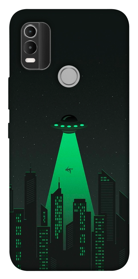 Чехол Green ufo для Nokia C21 Plus