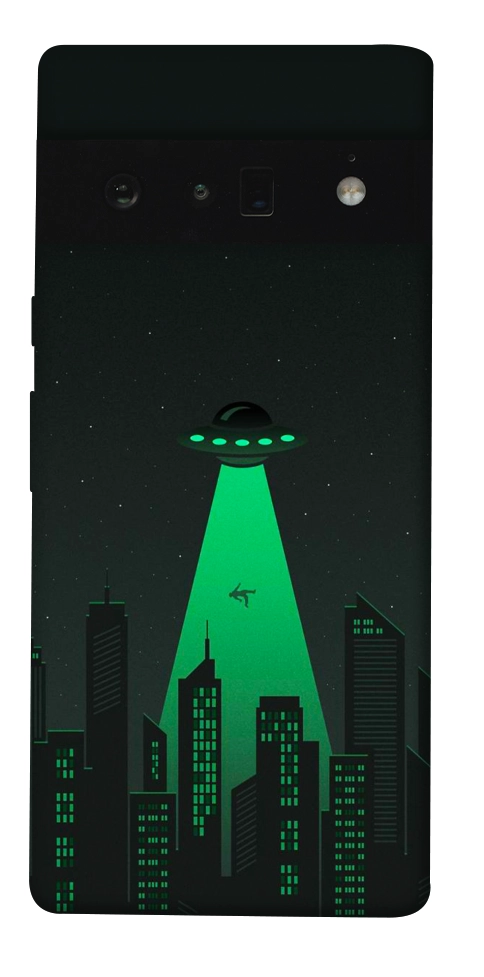 Чохол Green ufo для Google Pixel 6 Pro
