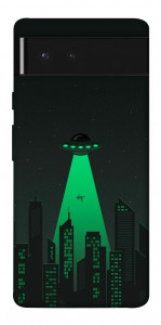 Чехол Green ufo для Google Pixel 6