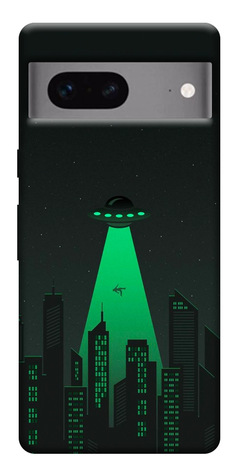 Чехол Green ufo для Google Pixel 7